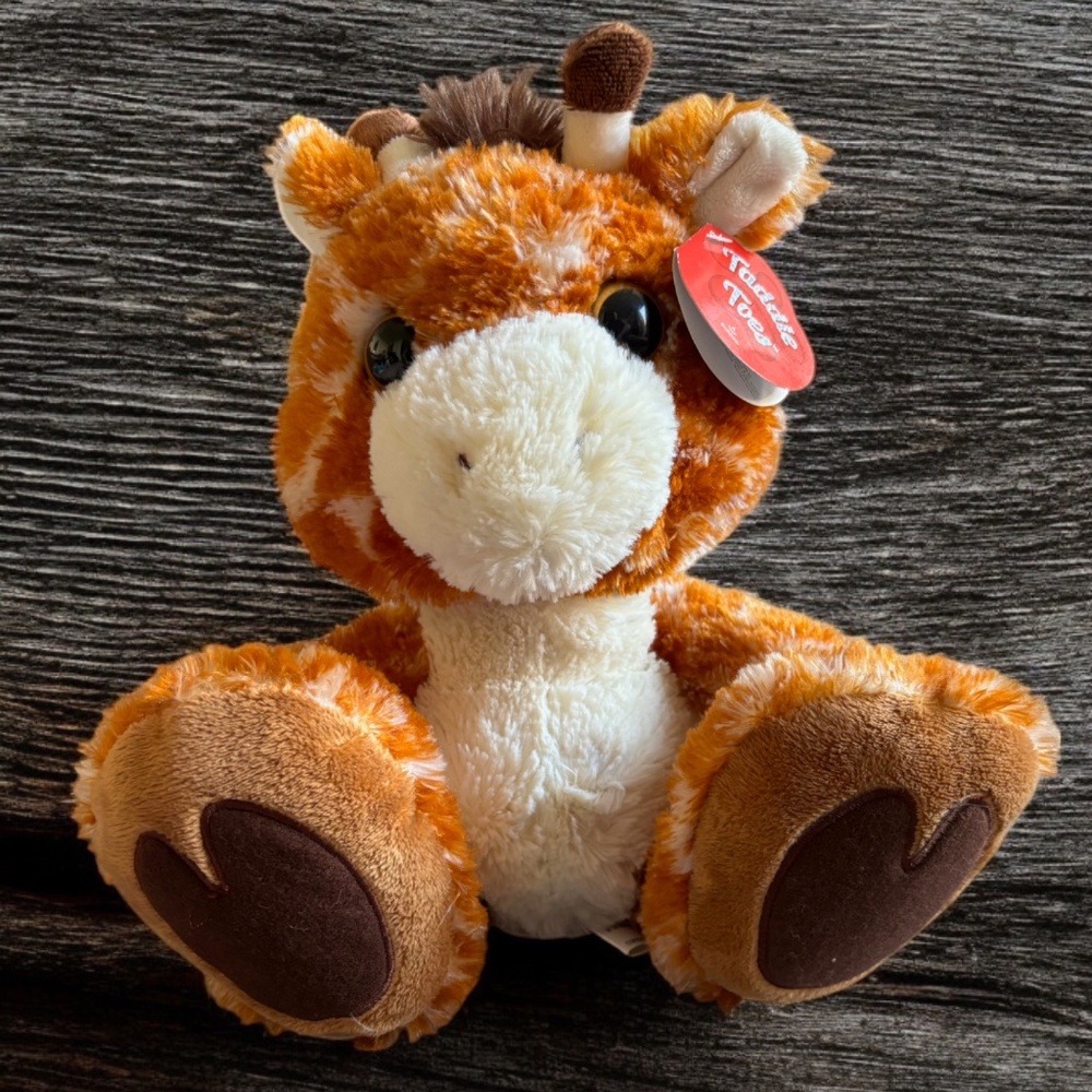 Taddle Toes - Cutie Plush Safari Giraffe Stuffed Animal -  NWT